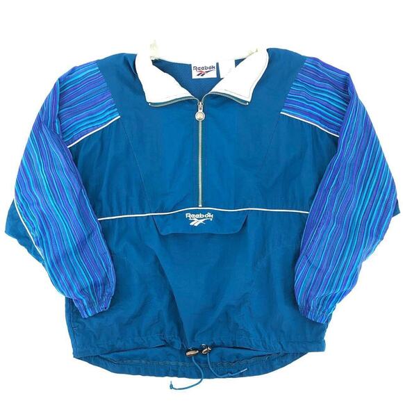 Reebok half zip pullover windbreaker jacket 90s 1990s vintage - Picture 3 of 4